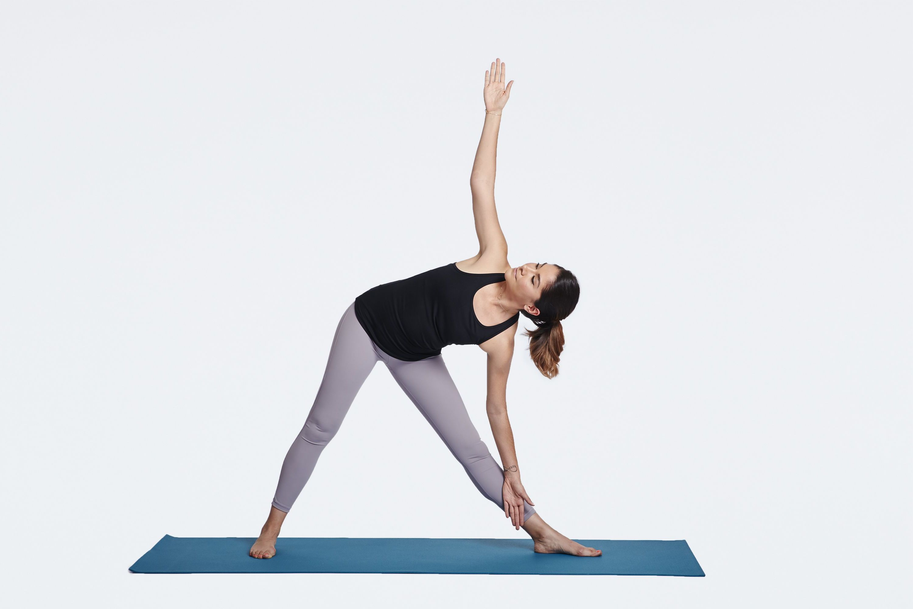Extended Triangle Pose - Tennis Elbow Yoga Tennis Elbow Yoga